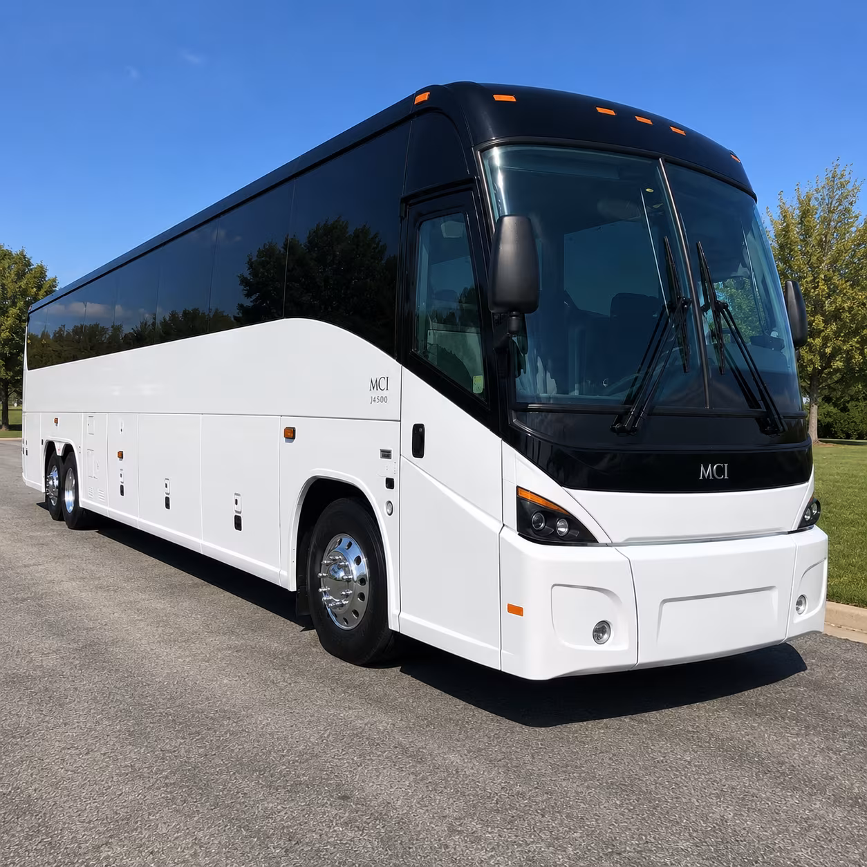 doral charter bus services exterior