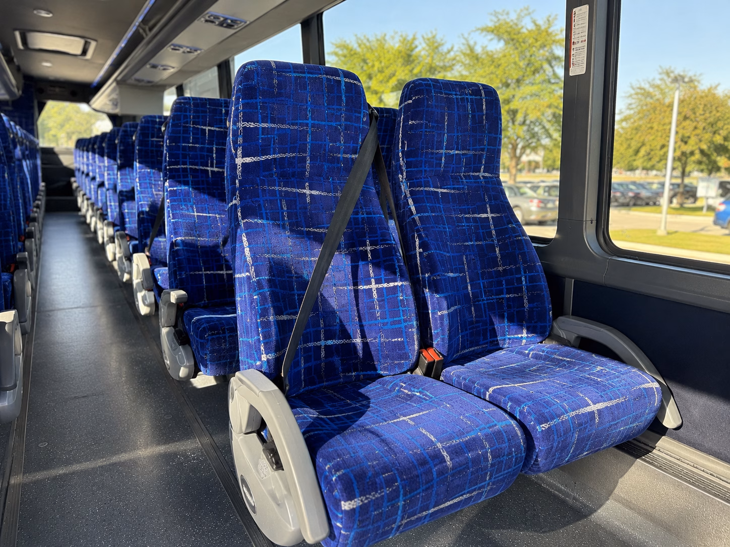 doral wedding transportation onboard seating